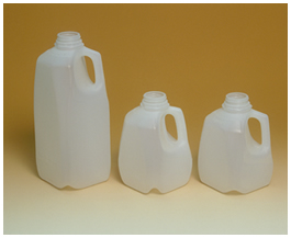 64 oz. HDPE Dairy Jug with Handle & 38mm DBJ Neck (Cap Sold